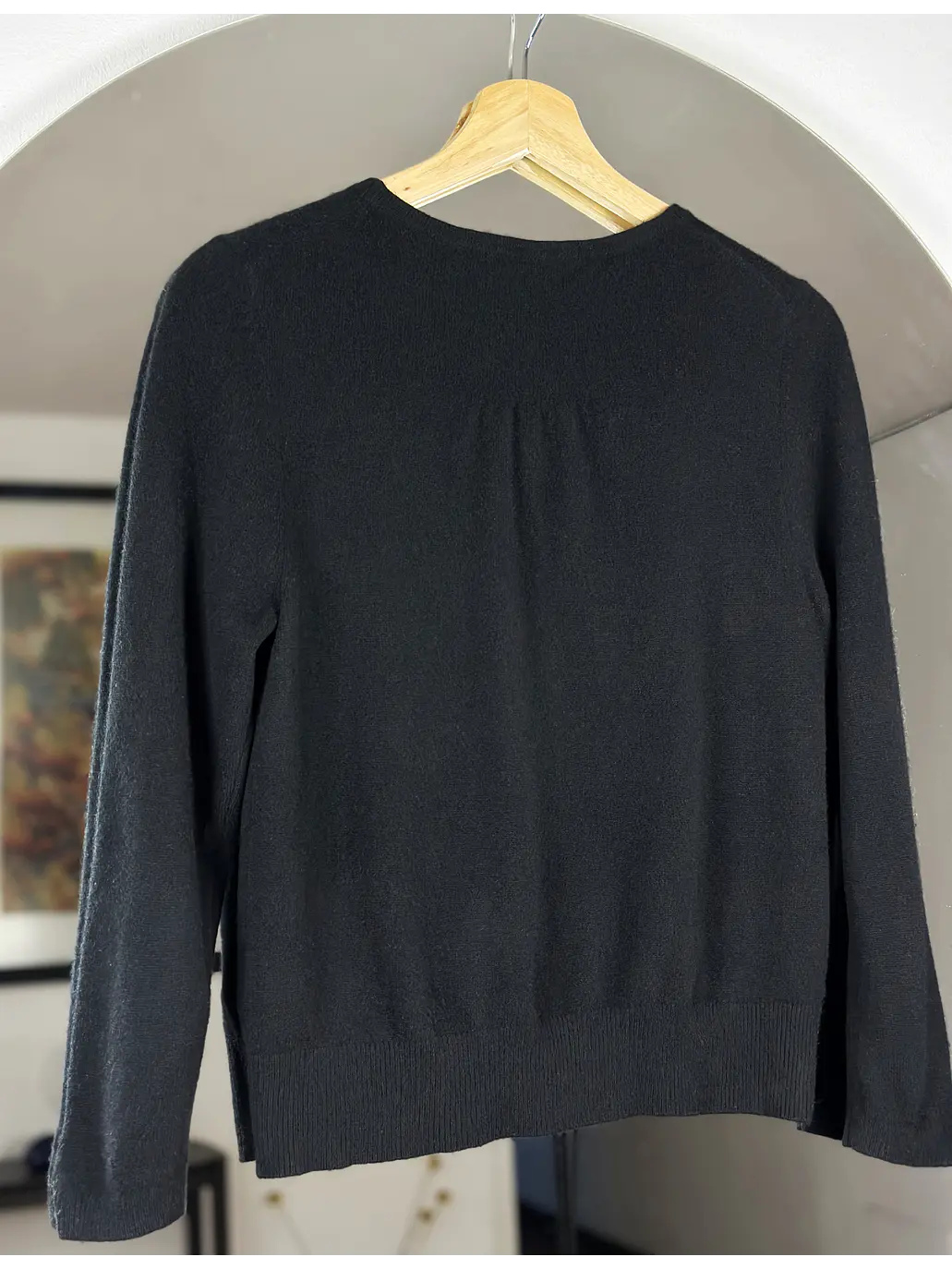 Cardigan negro cachemir 4