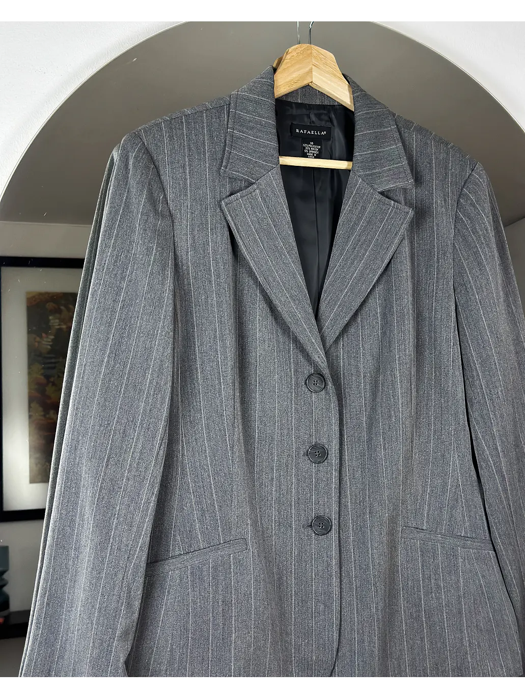 Blazer gris rayado 2