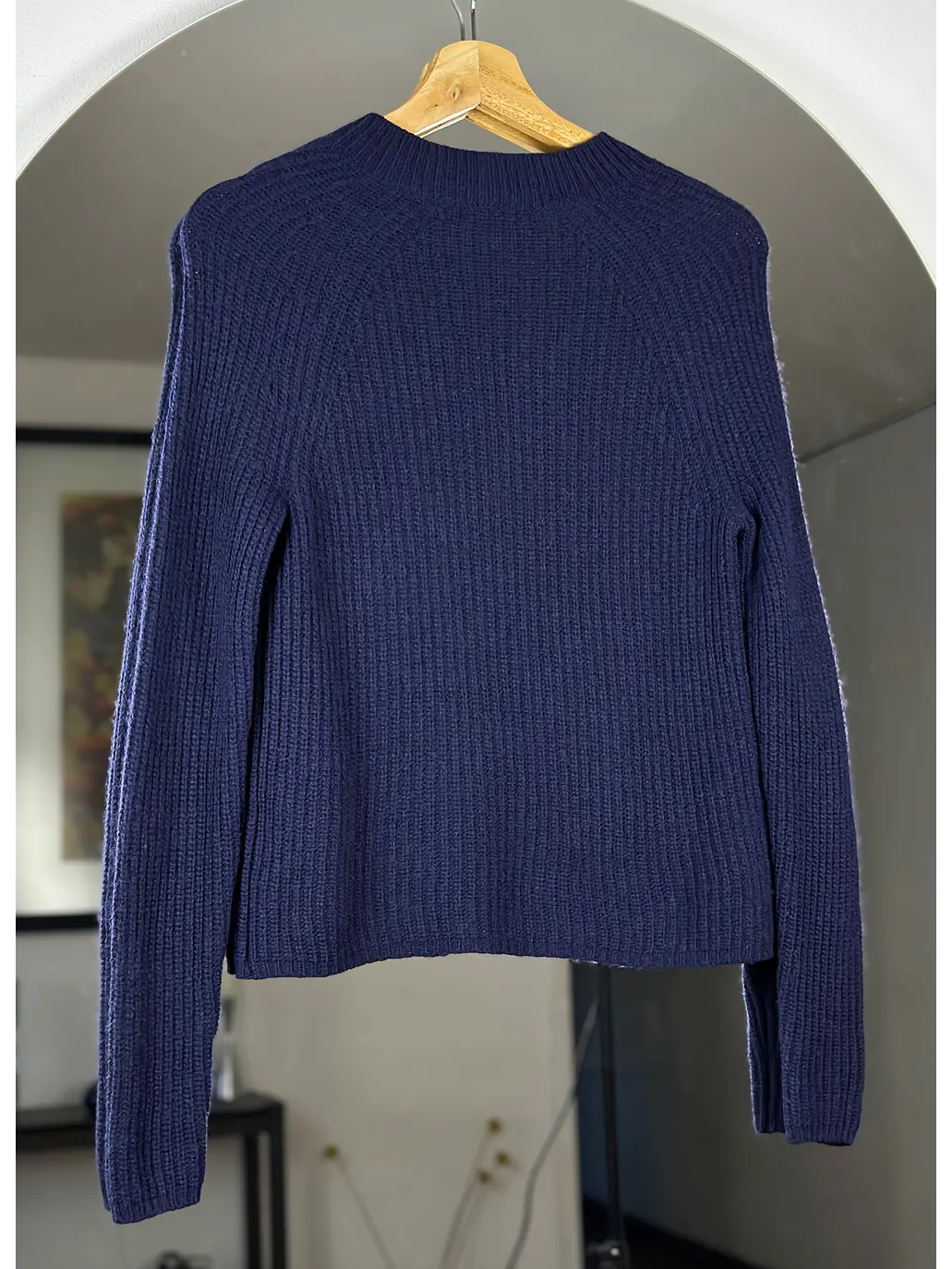 Chaleco azul con apliqué  4