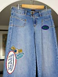 Jeans tiro medio wide leg - Miniatura 3