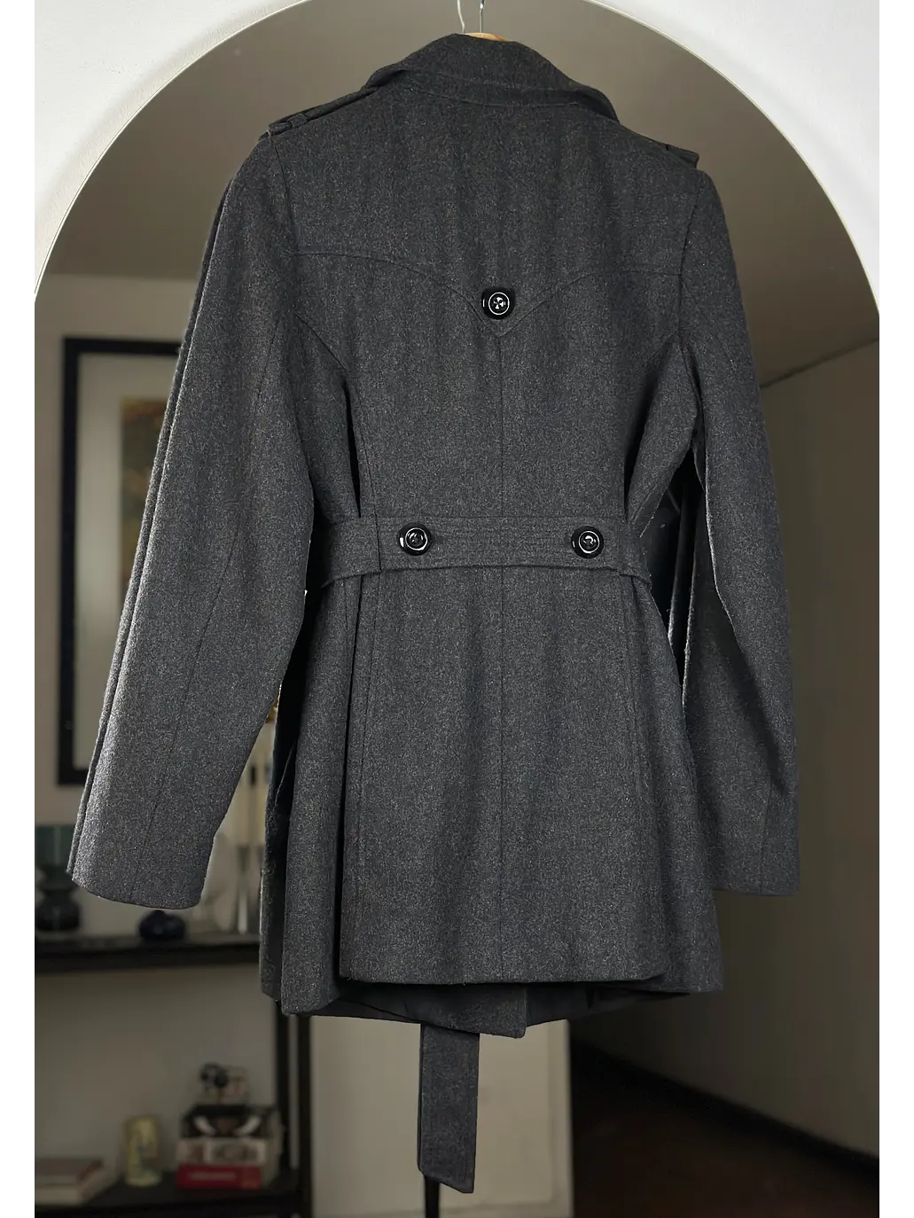 Abrigo plomo melange 4