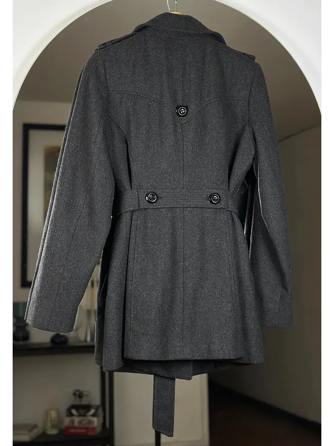 Abrigo plomo melange 4