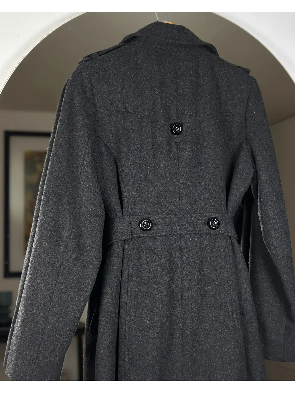 Abrigo plomo melange 5