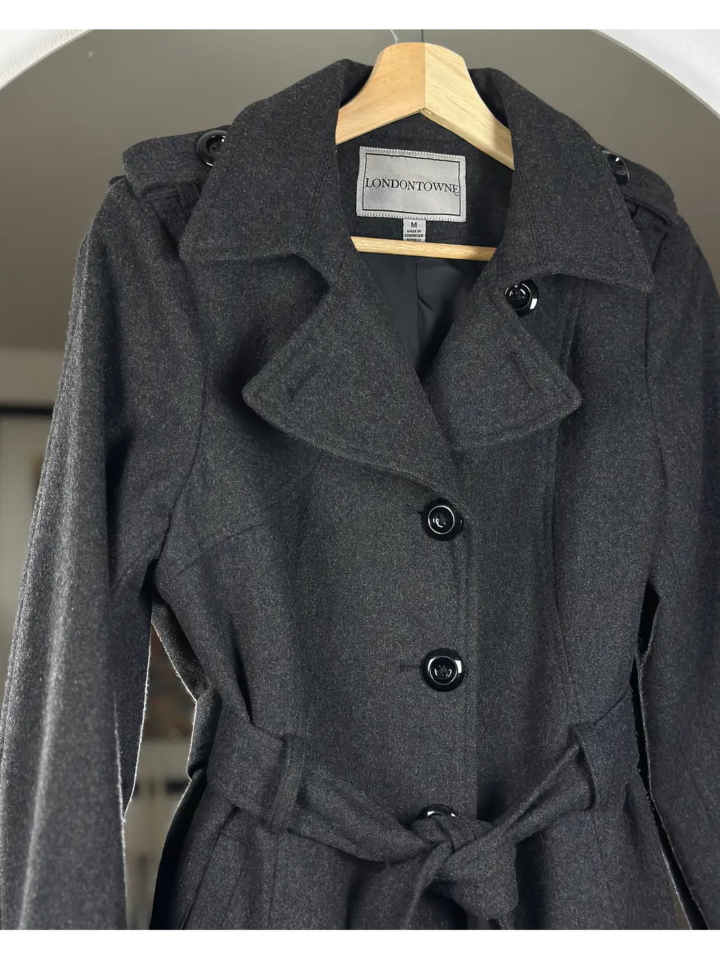 Abrigo plomo melange 3