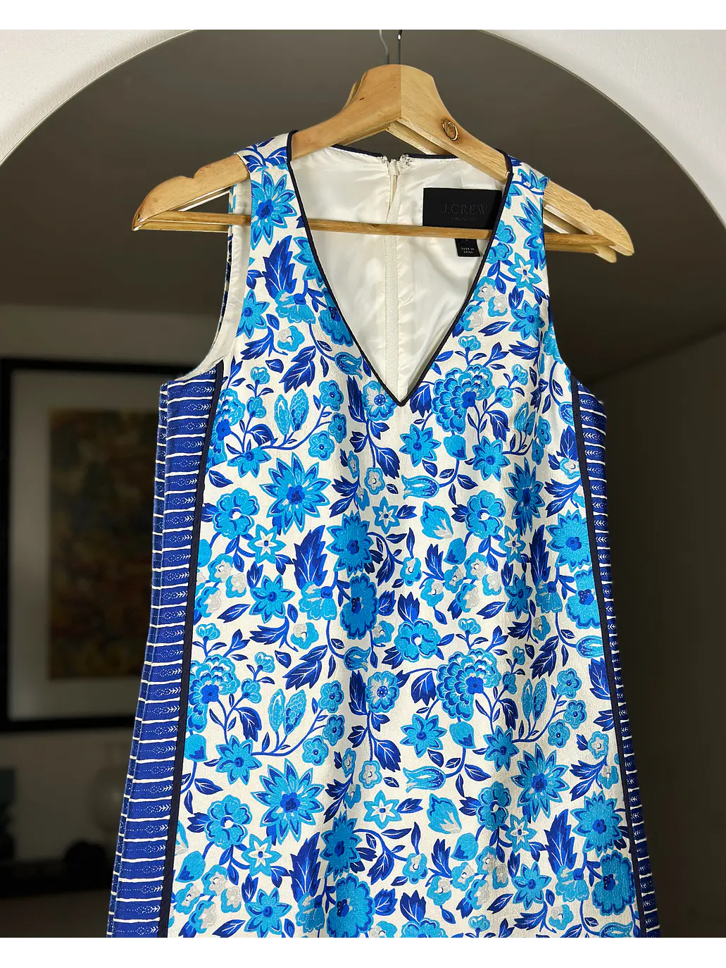 Vestido floreado seda 2