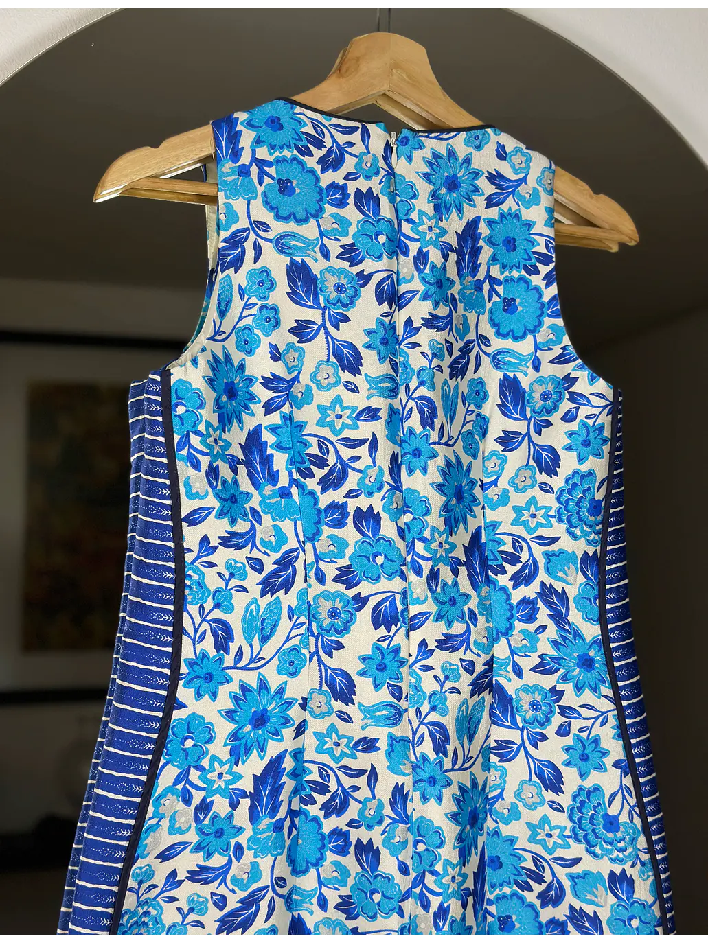 Vestido floreado seda 5