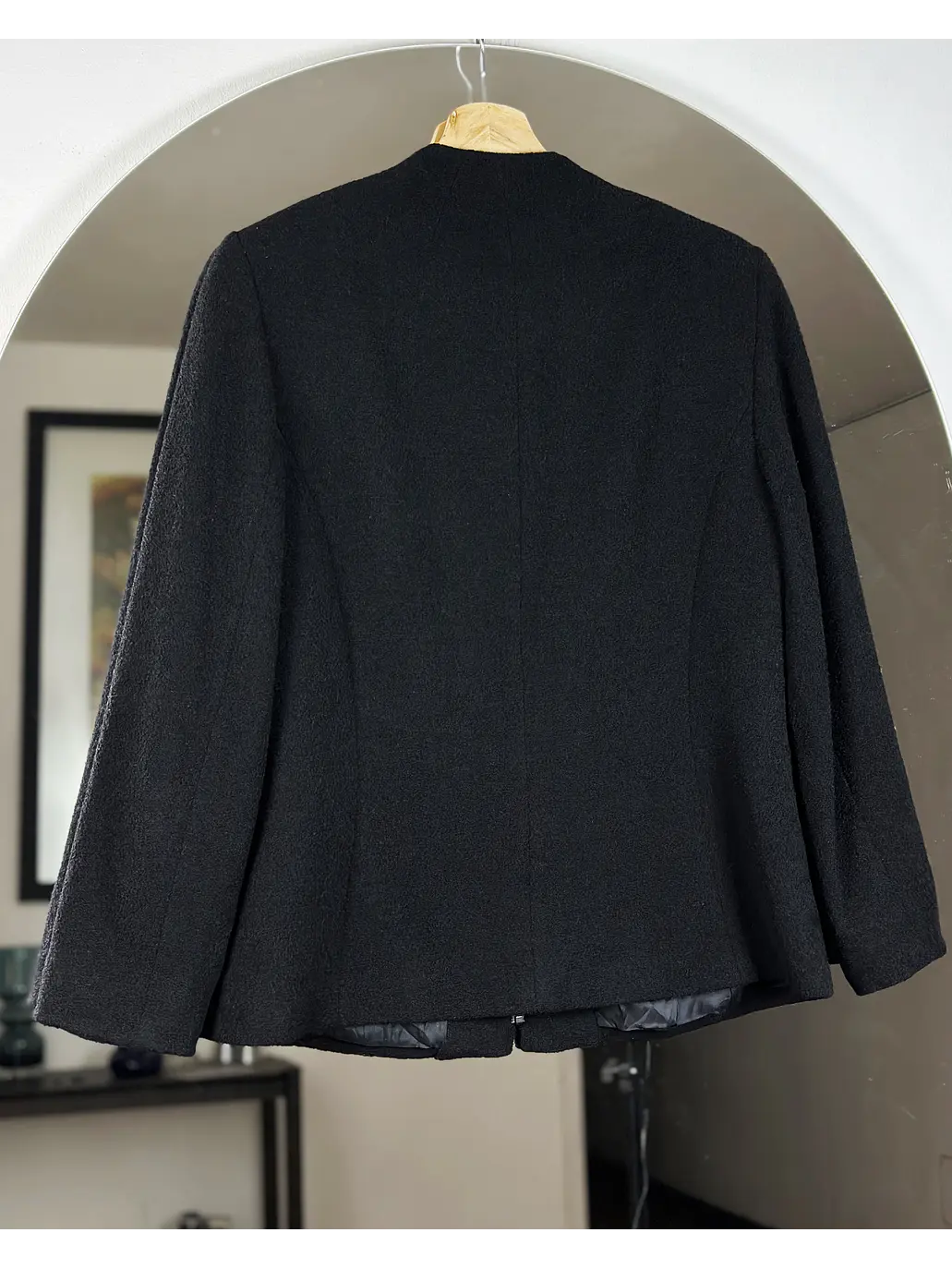 Abrigo de lana negro 4