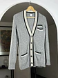 Cardigan gris melange - Miniatura 3