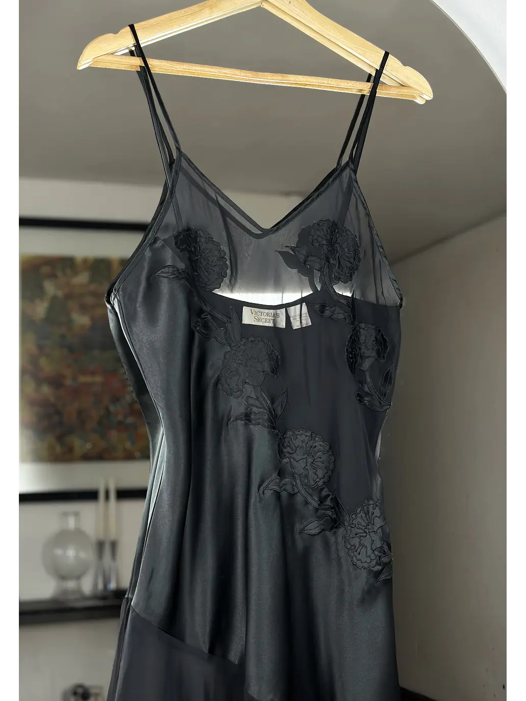 Vestido lencero negro 3