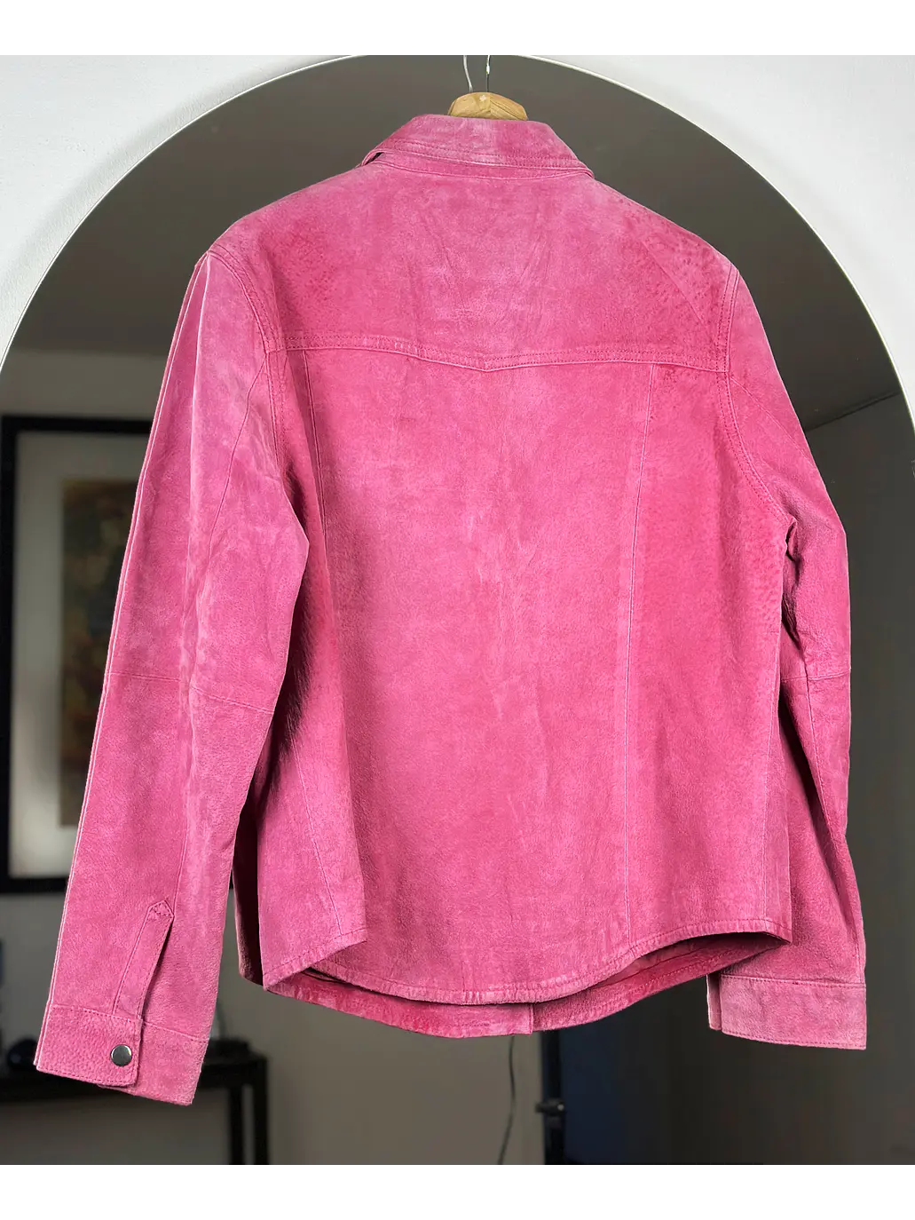Sobrecamisa gamuza fucsia 6