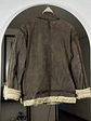 Chaqueta aviador de cuero café - Miniatura 5