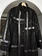 Abrigo negro de cuero - Miniatura 2