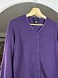 Cardigan cachemira morado - Miniatura 2