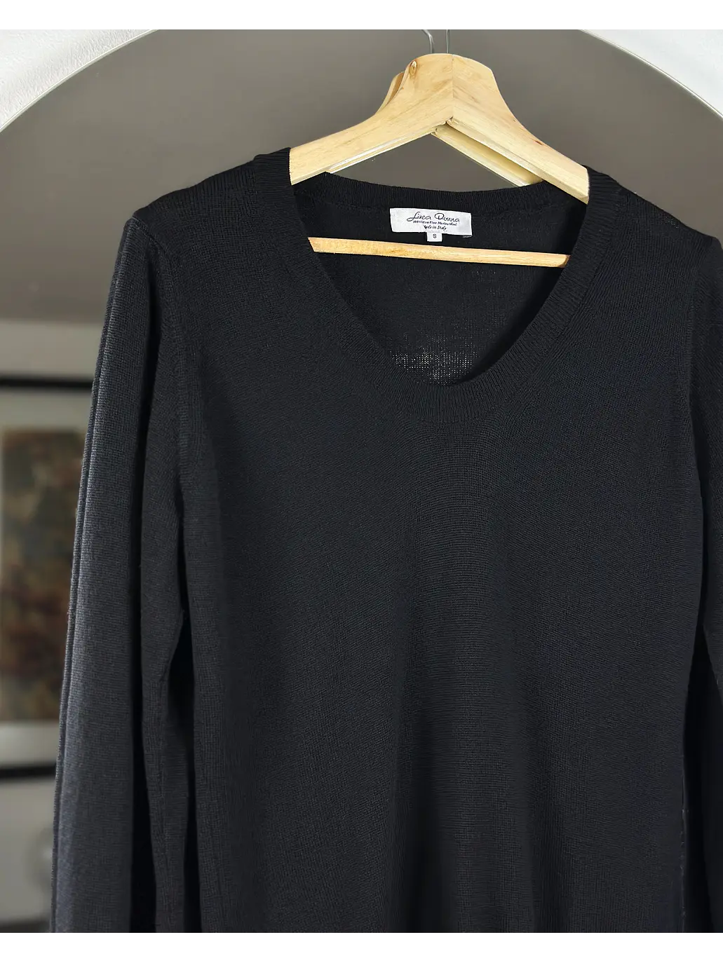 Chaleco negro de lana 2