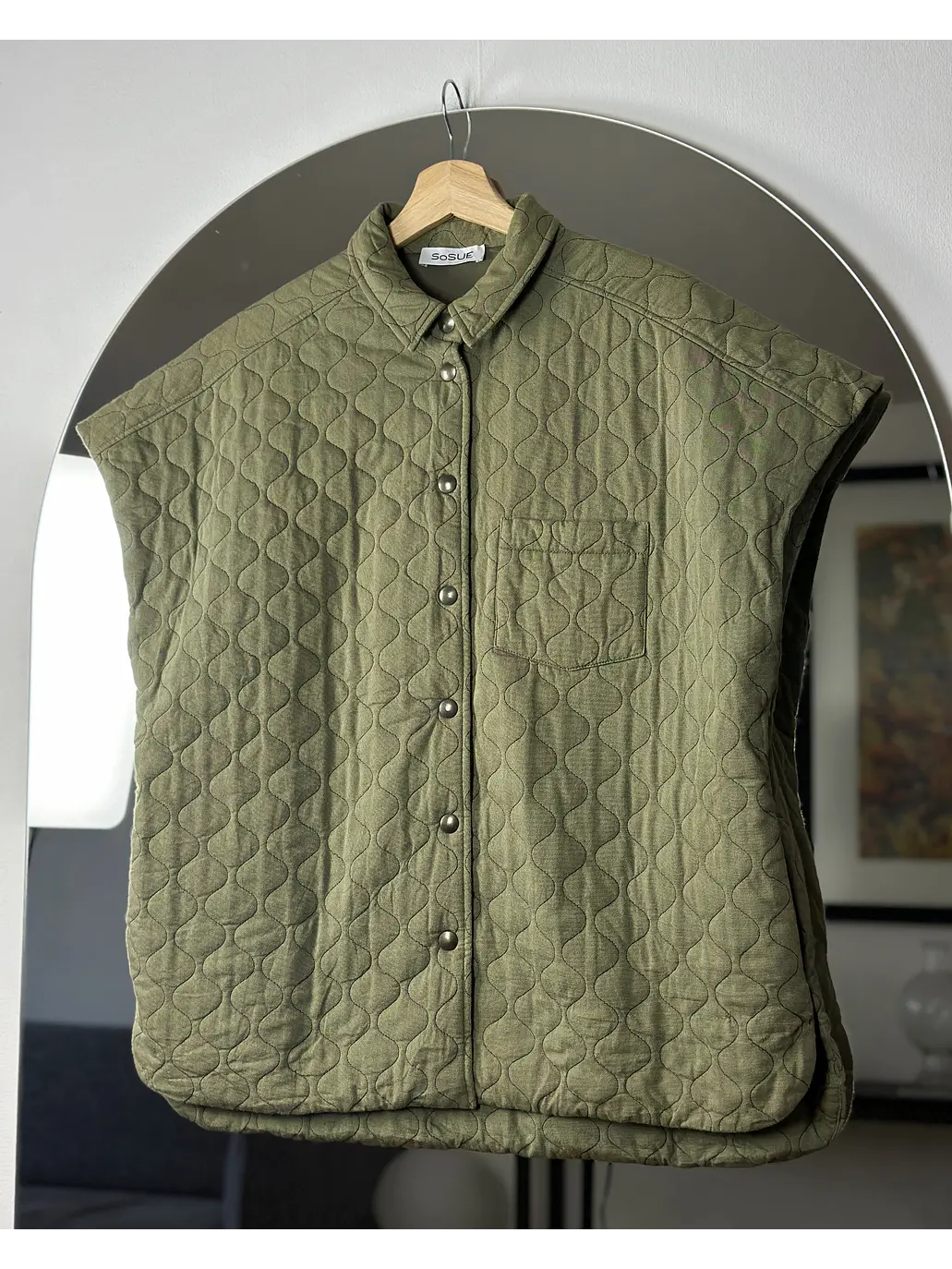 Chaqueta algodon sin mangas  1
