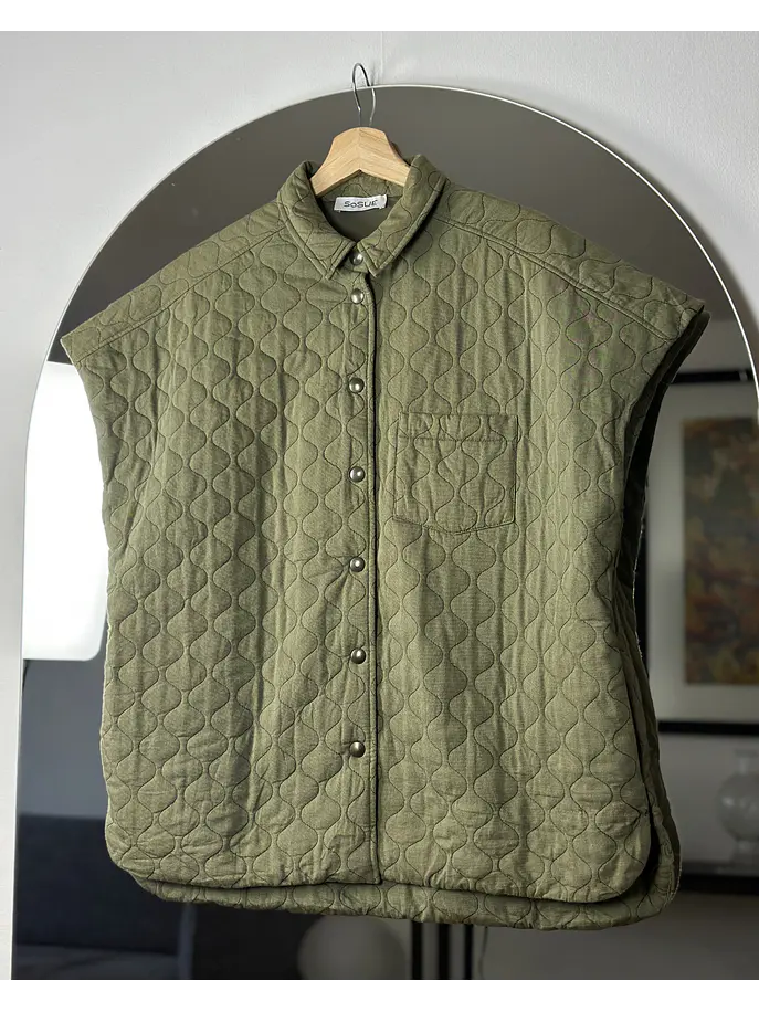 Chaqueta algodon sin mangas  1