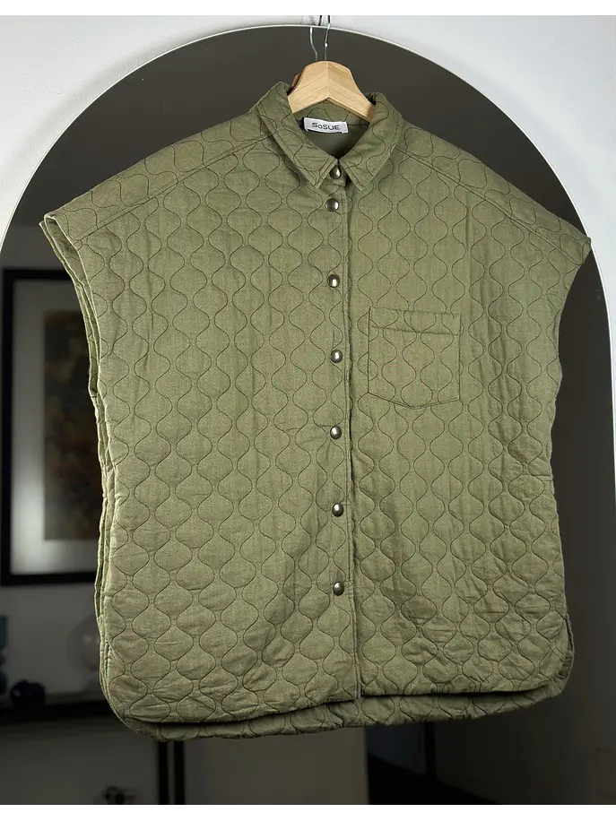 Chaqueta algodon sin mangas  3