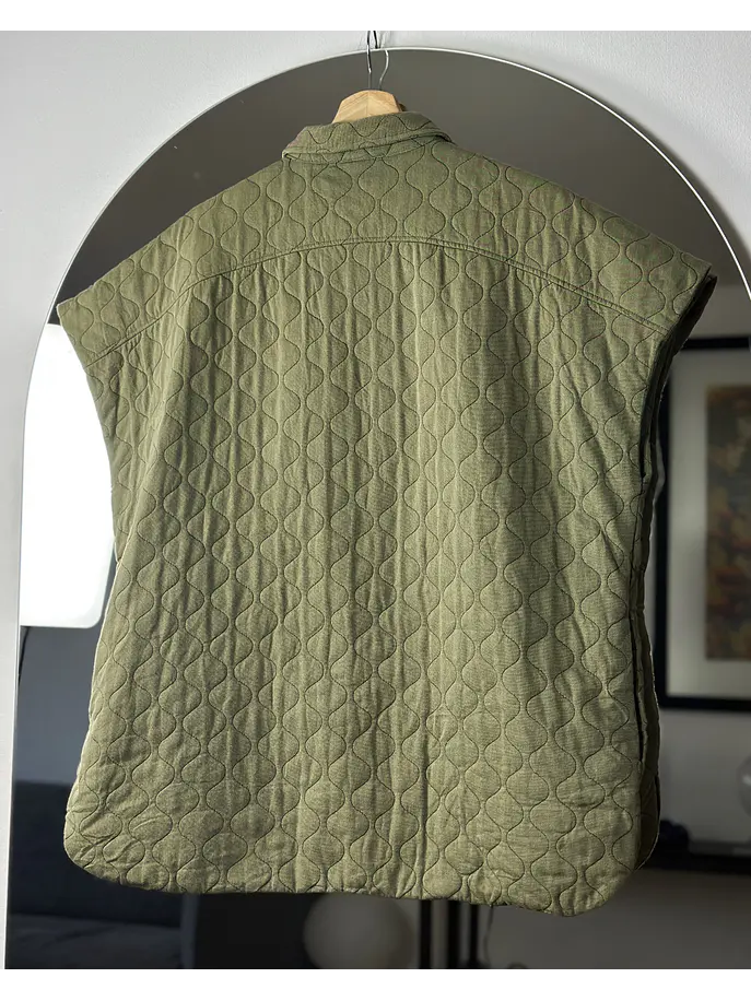 Chaqueta algodon sin mangas  4