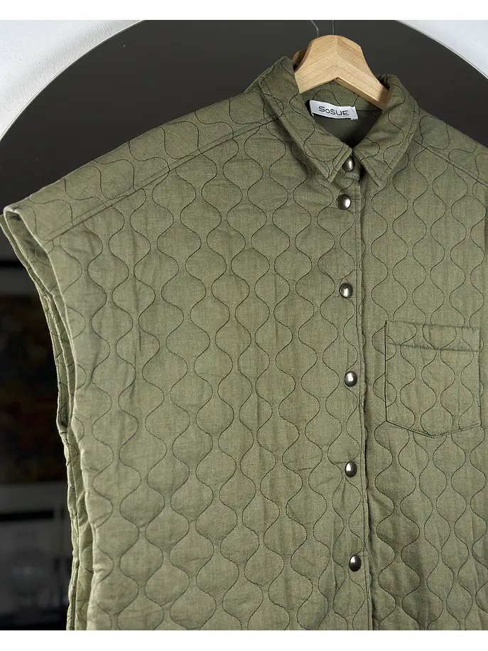 Chaqueta algodon sin mangas  2