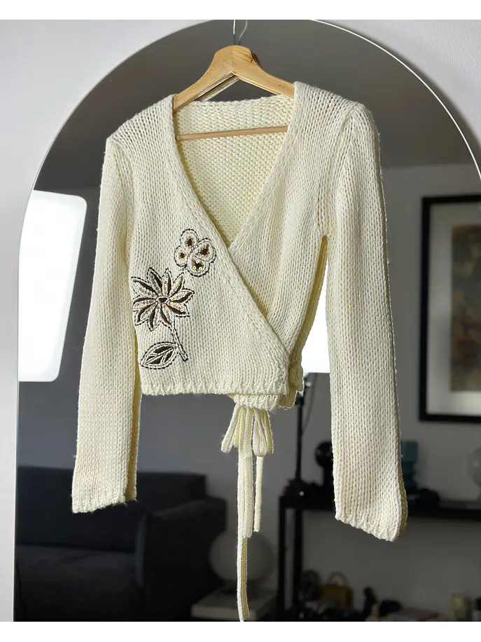 Chaleco blanco cruzado 1