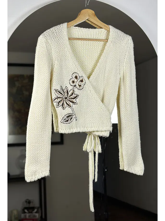 Chaleco blanco cruzado 3