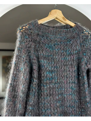 Chaleco jaspeado mohair