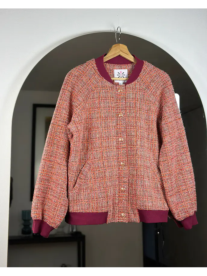 Chaqueta bomber de paño 4