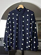 Camisa polka dots azul - Miniatura 1
