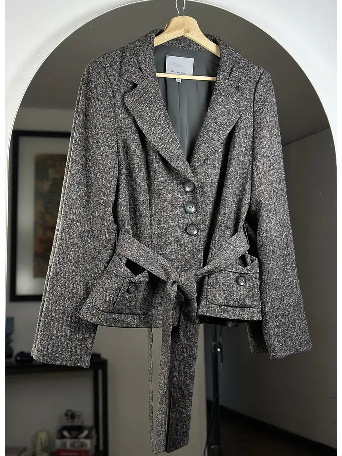 Blazer plomo jaspeado 3