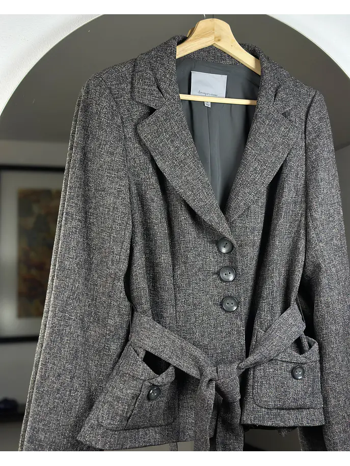 Blazer plomo jaspeado 2