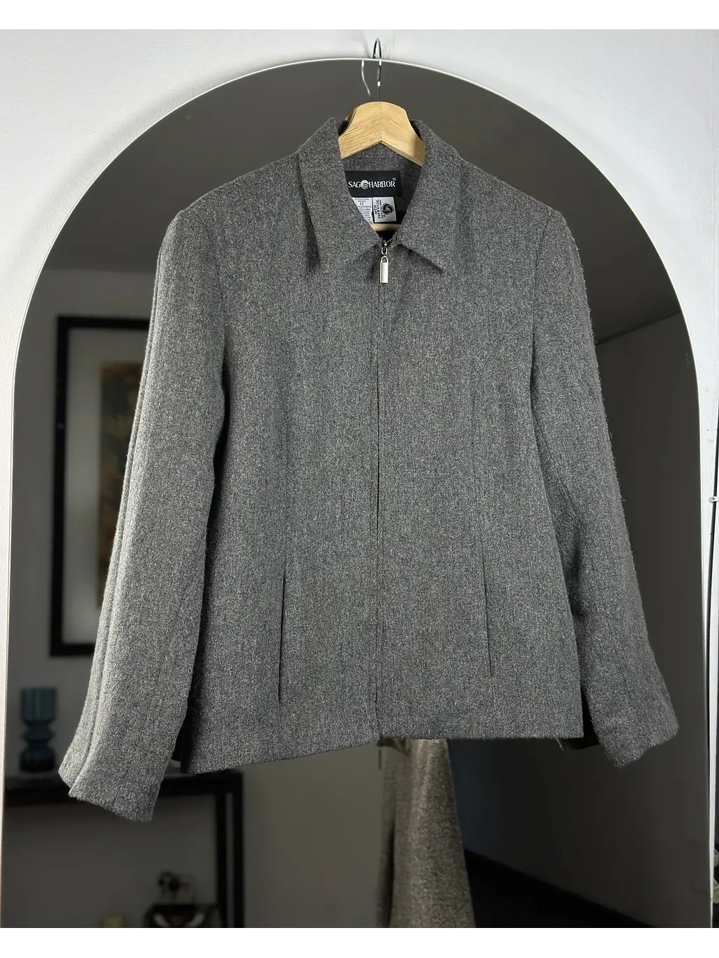 Chaqueta gris melange 3
