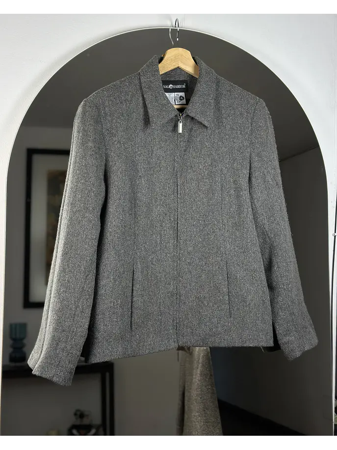 Chaqueta gris melange 3