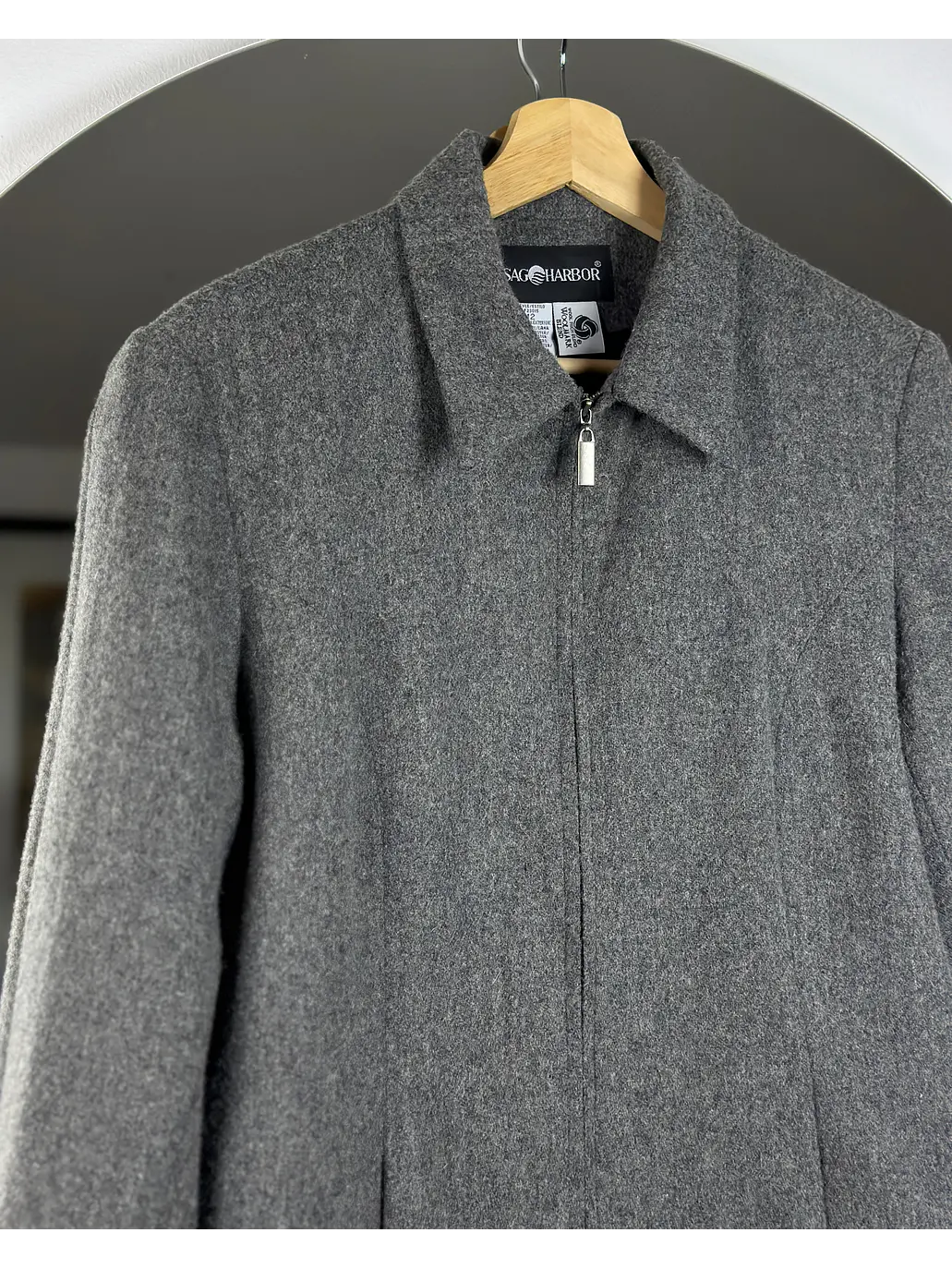 Chaqueta gris melange 5