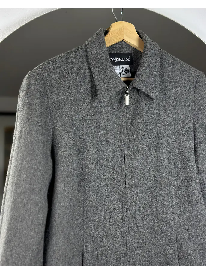 Chaqueta gris melange 5