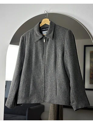 Chaqueta gris melange