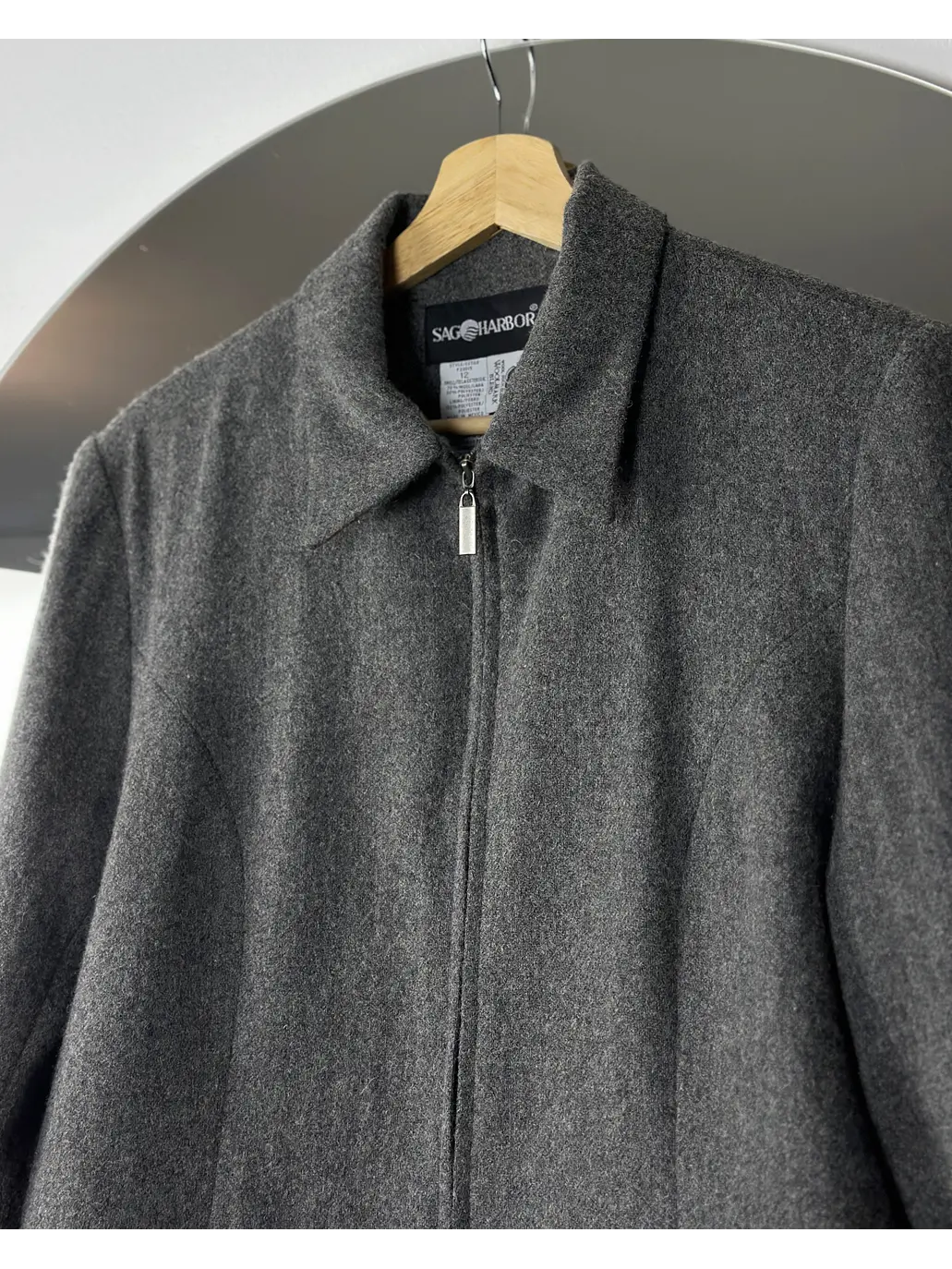 Chaqueta gris melange 2