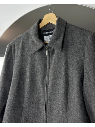 Chaqueta gris melange