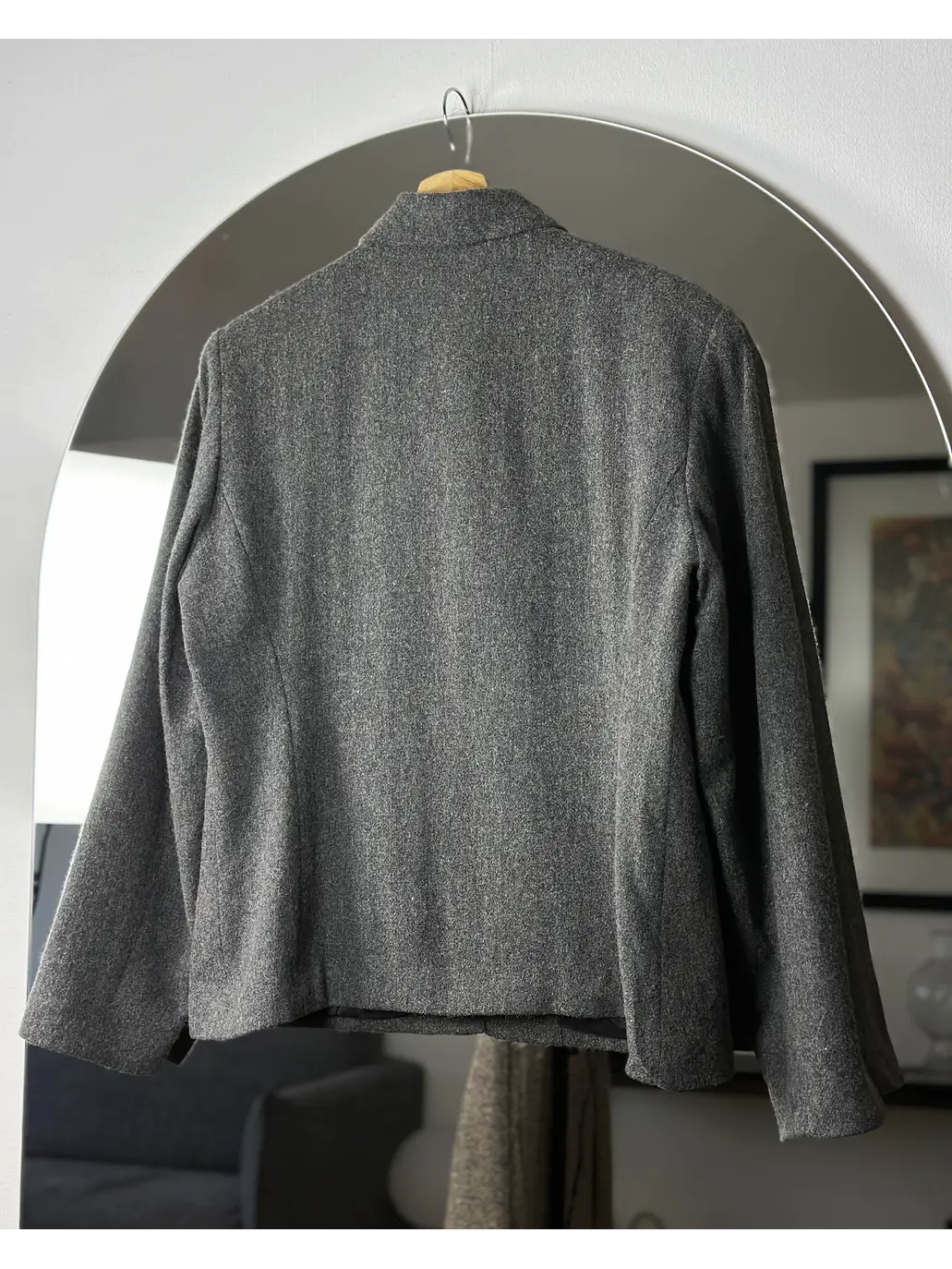 Chaqueta gris melange 4
