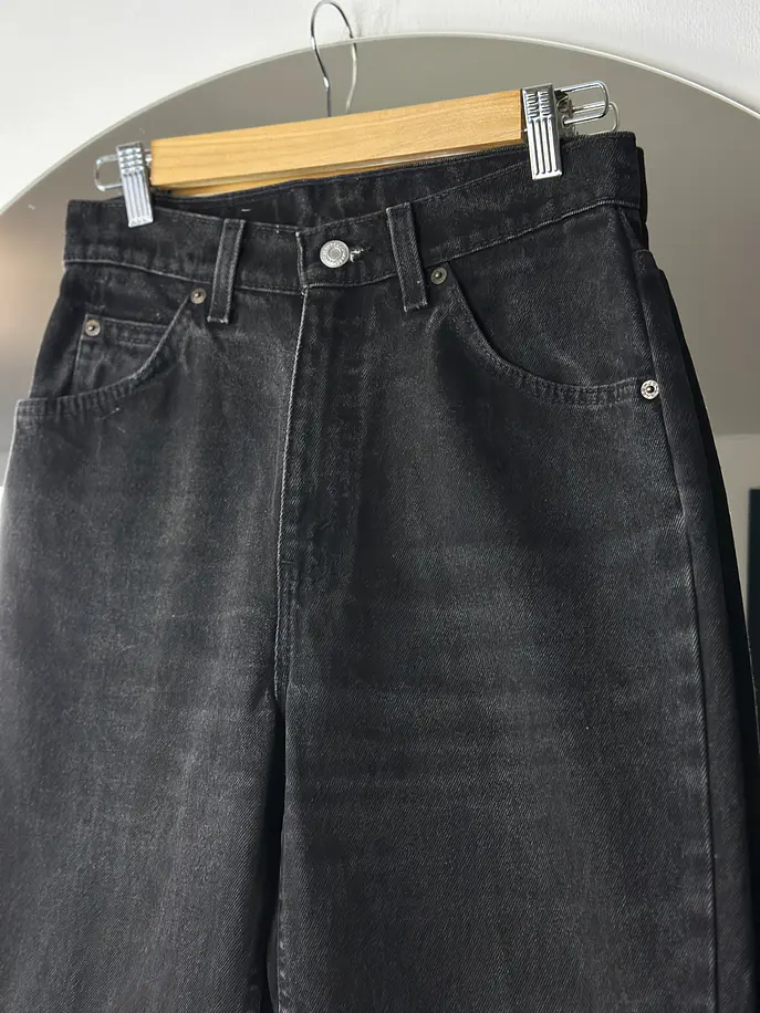 Jeans negro tiro alto 3