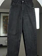 Jeans negro tiro alto - Miniatura 1