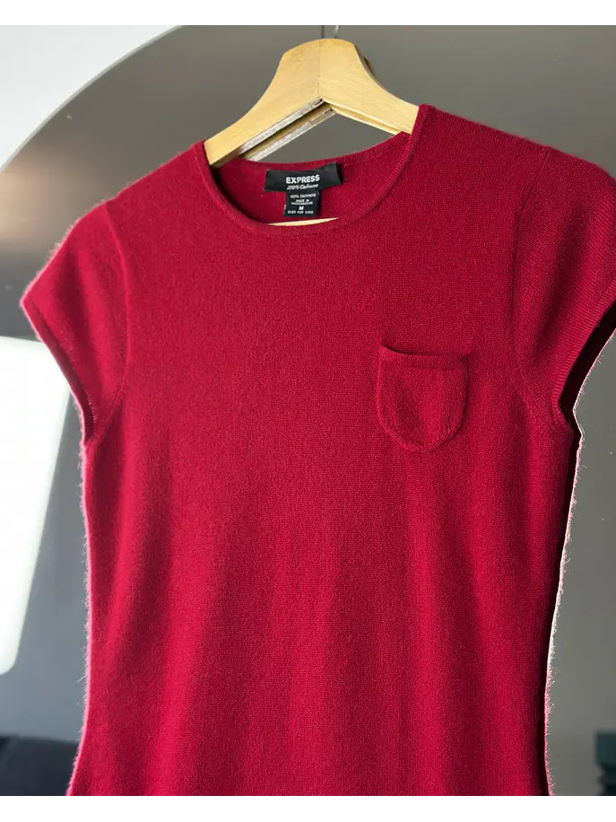 Polera roja cachemira 2