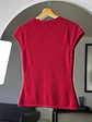 Polera roja cachemira - Miniatura 3