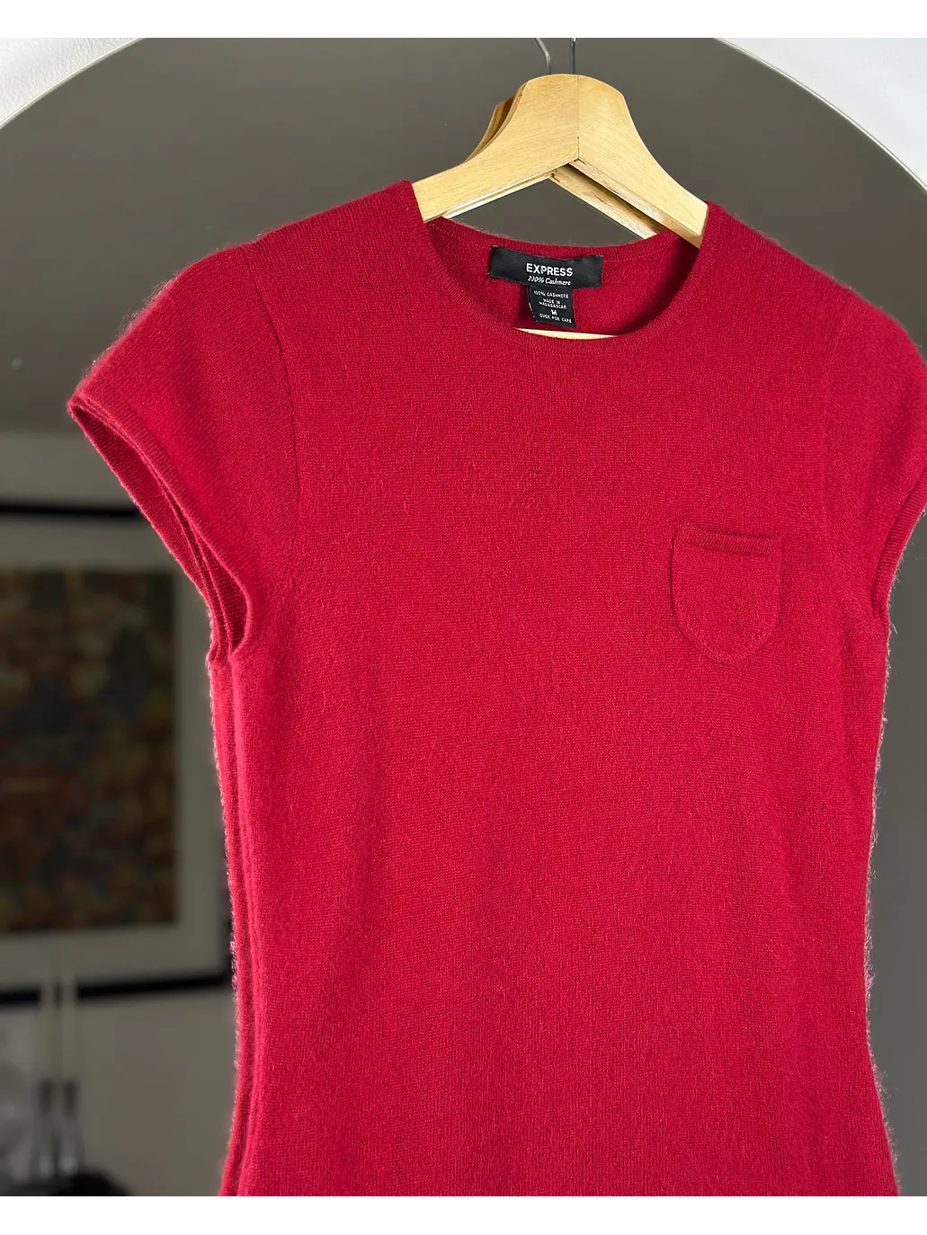 Polera roja cachemira 5