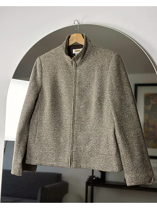 Chaqueta de paño beige