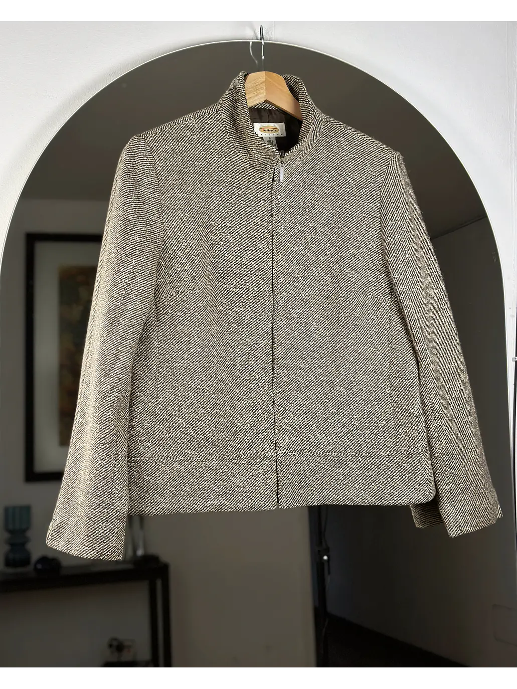 Chaqueta de paño beige 4