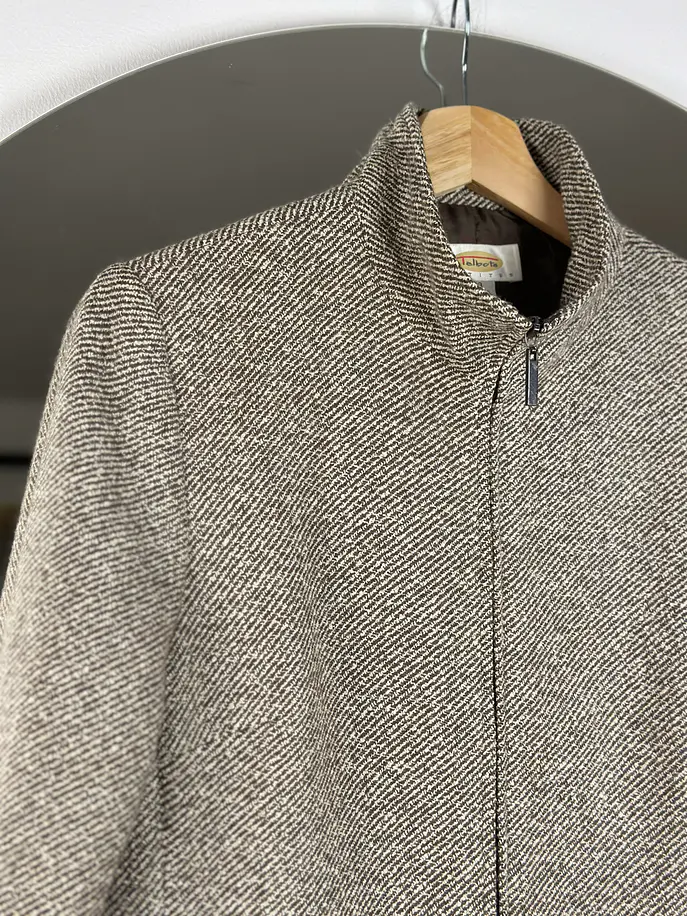 Chaqueta de paño beige 3