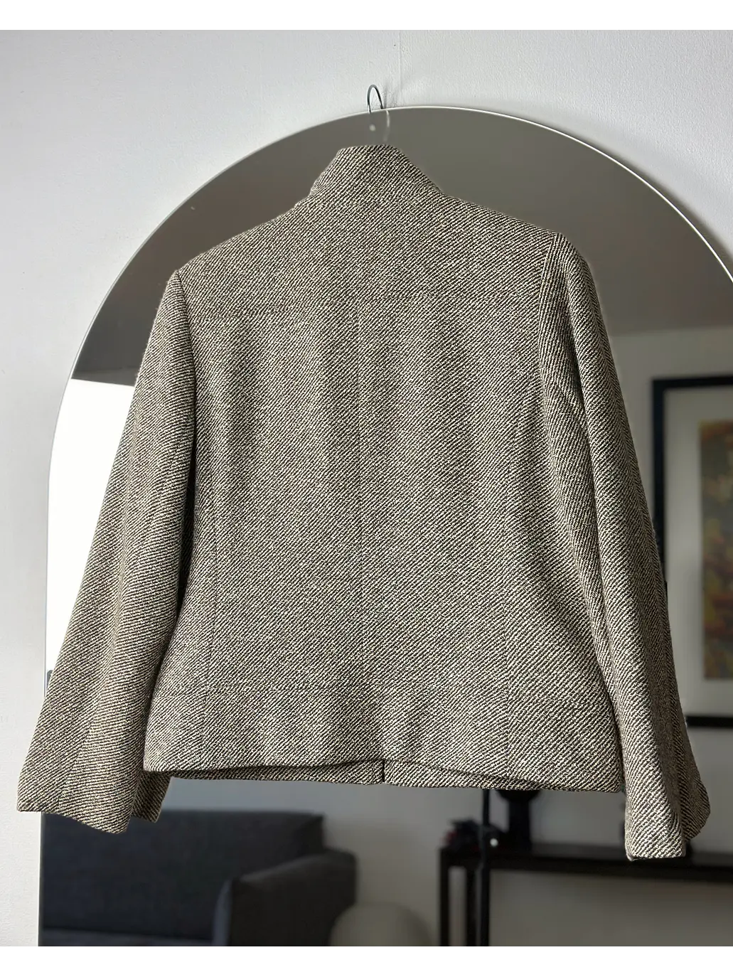 Chaqueta de paño beige 5