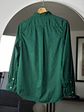 Camisa verde algodón  - Miniatura 3