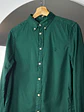 Camisa verde algodón  - Miniatura 4