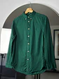 Camisa verde algodón  - Miniatura 1